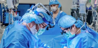 Una mujer recibió el primer trasplante combinado de riñón de cerdo y bomba cardíaca