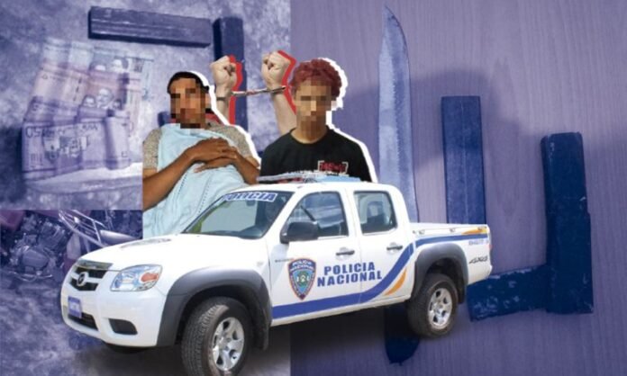 Policia-Nacional-en-Santiago-arresta-dos-hombres-luego-de-despojar-a-ciudadano-de-una-cadena-y-agredir-a-su-hija-768x461