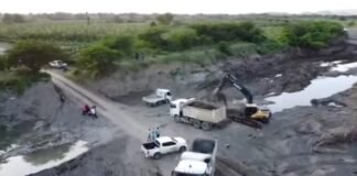 Residentes protestan: extracción de materiales afecta el río Bajabonico