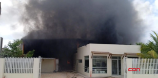 Rápida respuesta del 911 ante incendio en Higüey