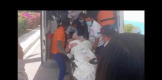 Turista estadounidense es trasladado de emergencia tras sufrir un preinfarto en Pedernales.