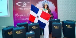 Mayra Delgado, Miss Mundo Dominicana, parte a la India en representación del país