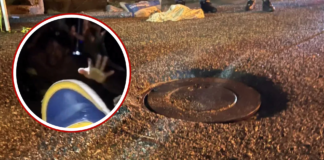 Comunitarios rescataron con vida a niña que cayó en alcantarilla en San Cristóbal