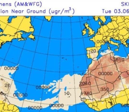¡Cuidado! Aumenta la concentración del polvo del Sahara