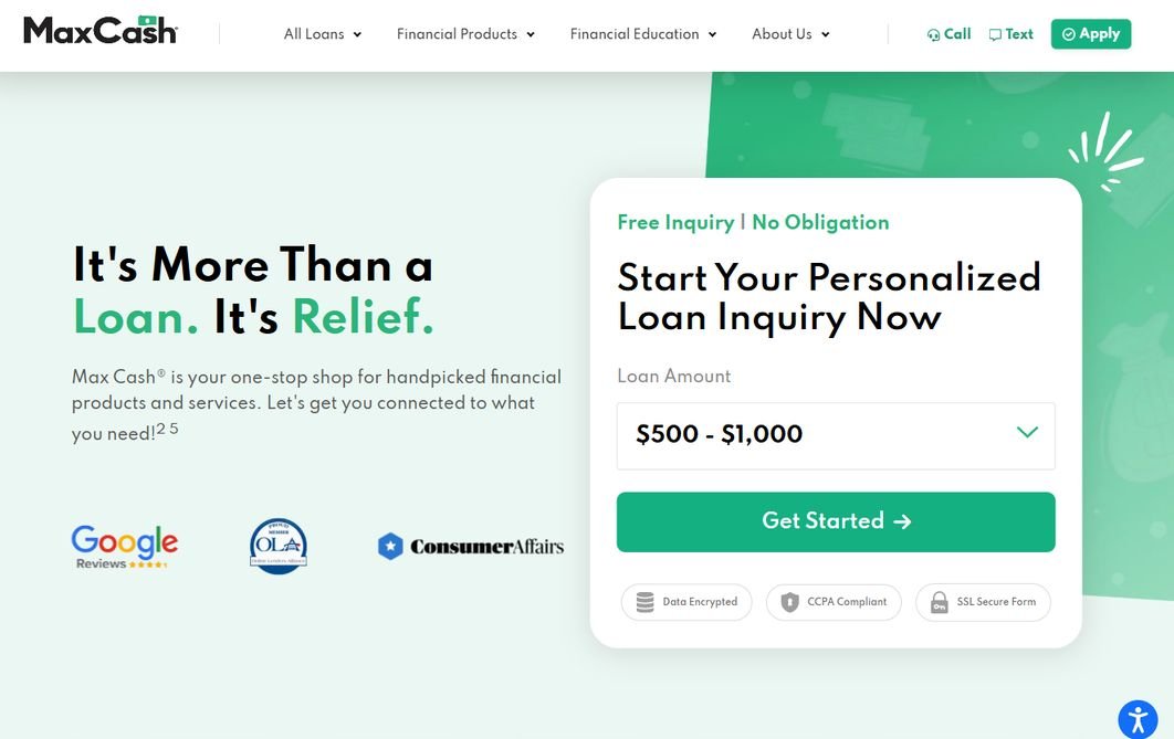 Max Cash – maxcash.com